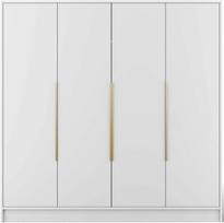 Spinta ADRK Palladio, aukso sp./balta sp., 51 cm x 200 cm x 200 cm