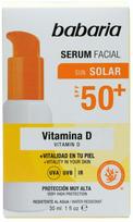 Priemonė įdegio priežiūrai veidui Babaria Vitamin D SPF50+, 30 ml