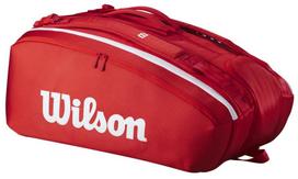 Teniso krepšys Wilson Super Tour 15PK, raudona sp.