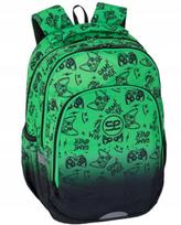 Kuprinė CoolPack F162969, juoda sp./žalia sp., 20 cm x 42 cm x 34 cm