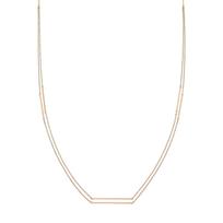 Kuma Necklace K10 Pink Gold KMRN010555PG [Official] [Vendome Aoyama] [Kengo + MA,YU] [Kengo Kuma]