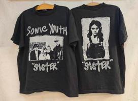 SONIC YOUTH Vintage 1987 SISTER 90s Tour Band Sz.L Single Stitch T-Shirt REPRINT XXXXL