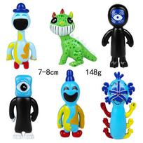 Smiling Critters Horror Game Action Figures Set Cartoon Monster PVC Figurines Desktop Decor Collectible Model Kids Birthday Party Gift Game Ornament 7-8cm