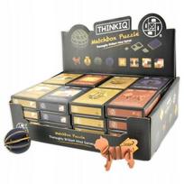 Miniature wooden puzzles, 3D and 2D - various models