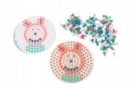 BS Toys mosaic puzzle with wooden clips and sponges.