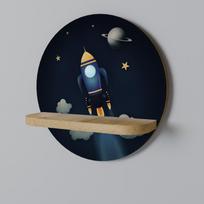 Stellar swing round shelf