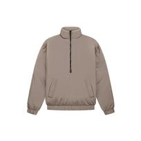 Fear Of God Essentials Ss22 Half Zip Puffer Men Outerwear Desert-Taupe Gray-Brown FOG-SS22-073 M