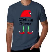 Nollaig Shona Happy Christmas In Irish Tshirt Stylish Graphic Short Sleeve Top S