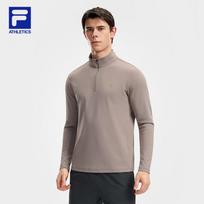 FILA Men's Half-Zip Knitted Long Sleeve Training Top L