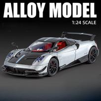 1:24 Pagani Huayra BC Modelio Automobilis Žaislas Lydinio Liejinys Smūgių Absorbcija Atšokimas Garsas ir Šviesa Simuliacija Lenktynių Papuošalai Ekspozicija Berniuko Dovana