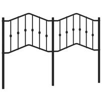 Replacement Headboard Metal Black 135 cm