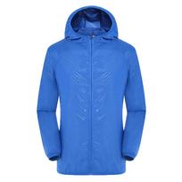 Men's Women Casual Jackets Windproof Ultra-Light Rainproof Windbreaker Top M