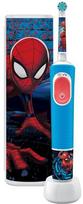 Oral-b pro kids 3+ spiderman electric toothbrush + case