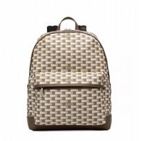 [Pre-Owned] Logo Zip Closure Leather Backpack - Unused #178FBYG ONE SIZE