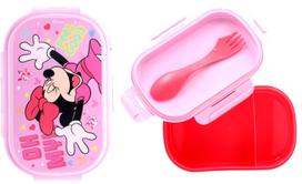 Minnie Mouse Food Box + CUTLERY CHILDREN'S LUNCHBOX