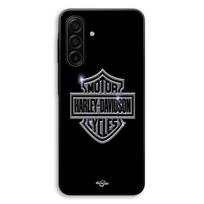 Coque Pour Samsung Galaxy A56 Harley Davidson logo motor sycles gris front noir Maniacase