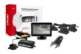 TFT01 4.3  parking sensor kit with HD-502-IR camera, 4 sensors, black, Truck