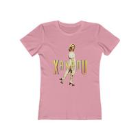 Olivia Newton John Xanadu roller skating Women's The Boyfriend Tee RUNS SMALL S