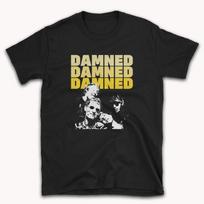 The Damned Punk Goth Rock Horror Band Graphic Unisex T Shirt Tee Top Unisex T-Shirt S