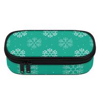 Pen Case Wear Resistant Polyester Structured Zip Around Closure with Main Pocket Mesh Layer and Removable Pen Divider for Students One Size
