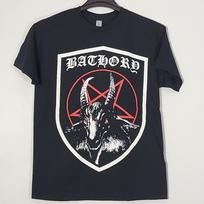 BATHORY Shield L LARGE Official T-Shirt Black Mens Band Logo Unisex T-Shirt XXXL