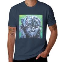 Affenpinscher Fine Art Painting TShirt Outdoor Sports Lightweight Tee S