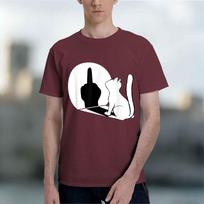 2026 New Model Middle Finger Stateunisext Funny Gift Tshirt Regular Short Sleeve Tops Oneck Unisexs Cotton Tshirt Cotton Summer Sh S