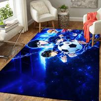 1pc Football Heroes Action Carpet Rug for Bedroom Living Room Decor Sofa Home Game Area Rug Non-slip Floor Mat. DT71601168 40cm x 60cm