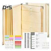 Document Storage Bag Document Organizer Binder A4/Legal Size File Storage Bag Family Important Document Organizer