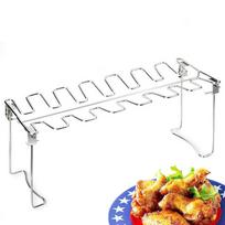 Chicken Holder Rack Grill Stand Roasting For Bbq Non Stick Stainless Steel MIT