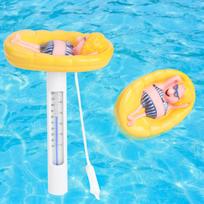 Lovely Cartoon Shape Floating Swimming Pool Thermometer Temperature Meter with  Fahrenheit   celsius  Display