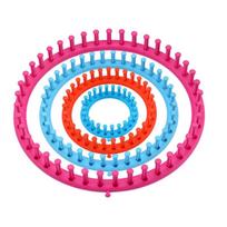 1 or 2 Set Knitted Loomed Set Plastic Knitting Frame Easy to Use Knitting Tool Crochet Accessories For Hat And Scarves