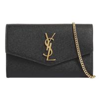 Saint Laurent Uptown Wallet On Chain Nero Women Shoulder_bags Black 607788-1GF0J-1000 Basic Set (Bag+Dust Bag)