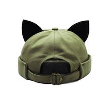 Head Wrap Baseball Hats Snapback Cap Beach Hat Fisherman Hat Bucket Hat Cat Ears Hat Sun Visor Cap mėlyna