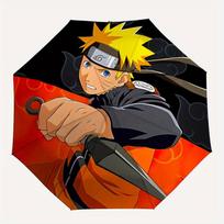 1pc Naruto Automatic Opening/closing Umbrella, Windproof, Foldable Sunshade, Perfect Gift for Friends, Durable Handle yy250815106