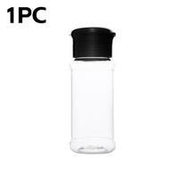 20/1pcs Plastic Spice Bottles with Shaker Lid Salt Pepper BBQ Condiment Seasoning Jars Container Storage Bottle with Stickers