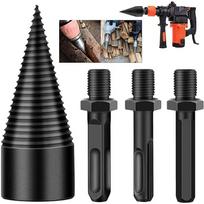Household Firewood Splitting Drill Bit for Electric and Impact Drills