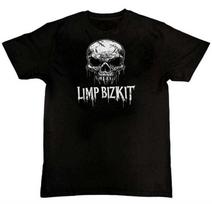 Limp Bizkit Skull Heavy Rock Graphic Print Unisex T-Shirt Graphic Tee S