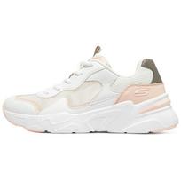 Skechers Bobs Bamina Fabric Leather Sport Comfort Low Top Casual Shoes Women sneakers White Pink 117358-WPK 35