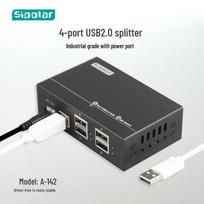 SIPOLAR Industrial Grade USB 2.0 4-Port Hub