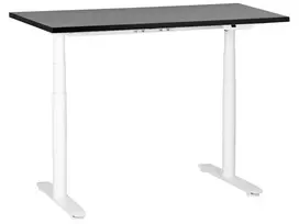 Elektriškai reguliuojamas rašomasis stalas DESTINAS juodas/baltas 120 cm 72 cm