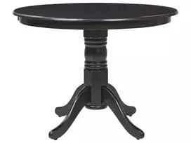 Valgomojo stalas AKRON juodas 100 cm
