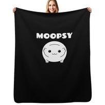 Moopsy Throw Blanket Ultra Soft Flannel Fleece Blanket for All Seasons Size: 75*100cm, Weight: 230 GSM