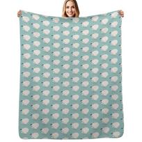Baby Turkey Vulture Throw Blanket Easy Care Comfortable Blanket for Couch Size: 75*100cm, Weight: 230 GSM