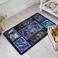Cyber Dragon Compilation Pattern Rug Floor Mat for Living Room or Bedroom Soft and Comfortable Carpet a Gift for Birthday and Holiday. 40x60cm( 15x23in )