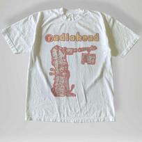 Vintage Style Radiohead Band Tee White Indie Rock Graphic T-Shirt S-5XL S
