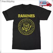 Vintage 90s Ramones Logo Distressed Punk Rock Band T-shirt, Size S-5XL S