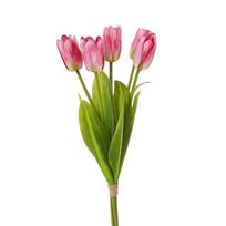 Real Touch Artificial Tulip Flowers Realistic Handmade Simulation Big Tulip 52 cm Luxury Faux Tulip Branch Teacher's Day