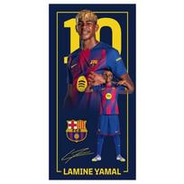 FC Barcelona paplūdimio rankšluostis Lamine Yamal mikropluošto 70X140 124609 daugiaspalvis