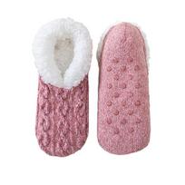 Anti-slip Thicken Plush Socks Coral Fleece Sleeping Socks Simple Winter Floor Socks  Girls